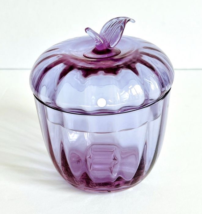 Винтажная сахарница в форме яблока ручная работа