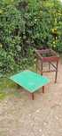 mesa de costura antiga
