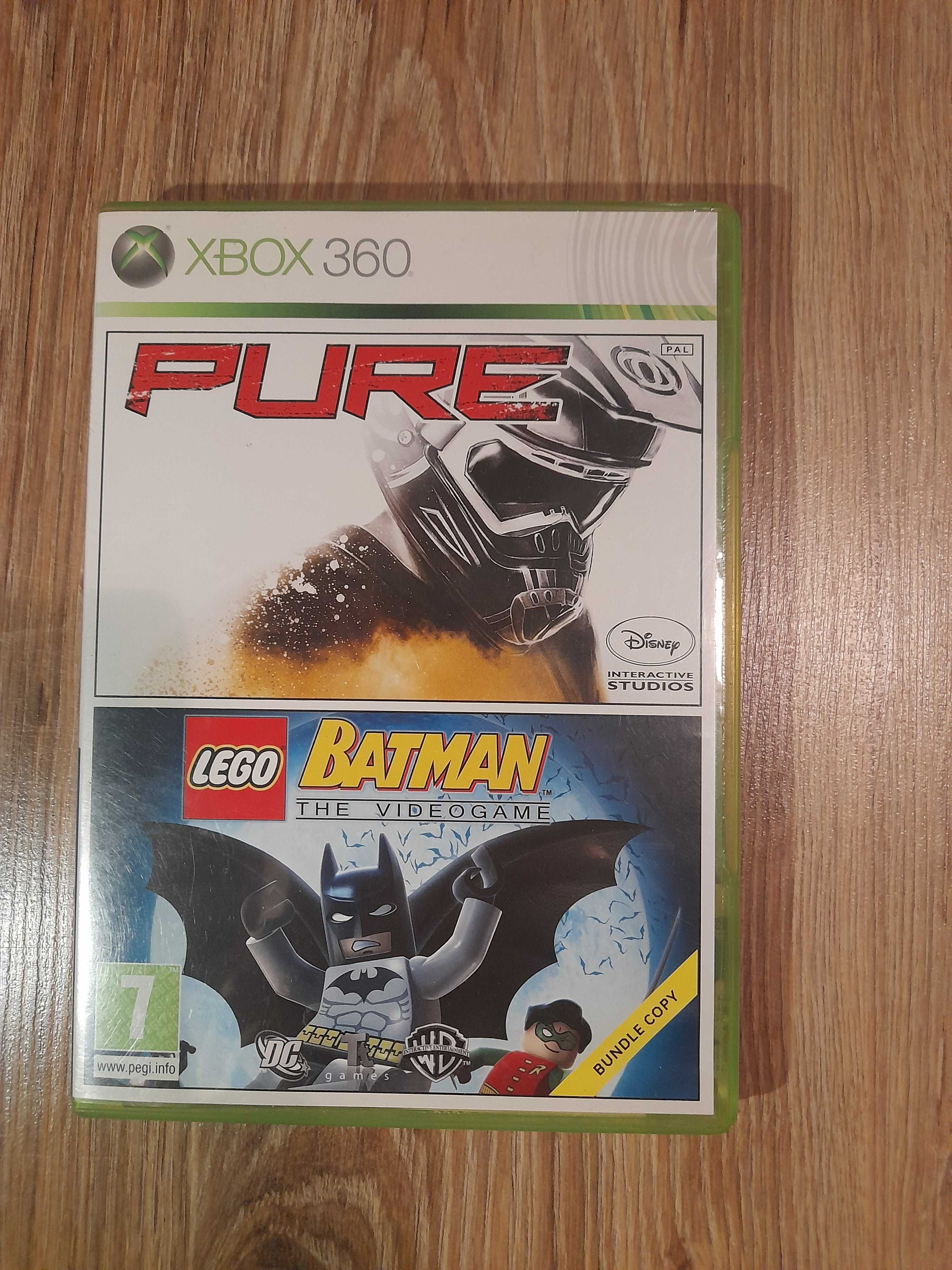 Lego BATMAN + PURE wyścigi quadów zestaw 2 gier na xbox 360