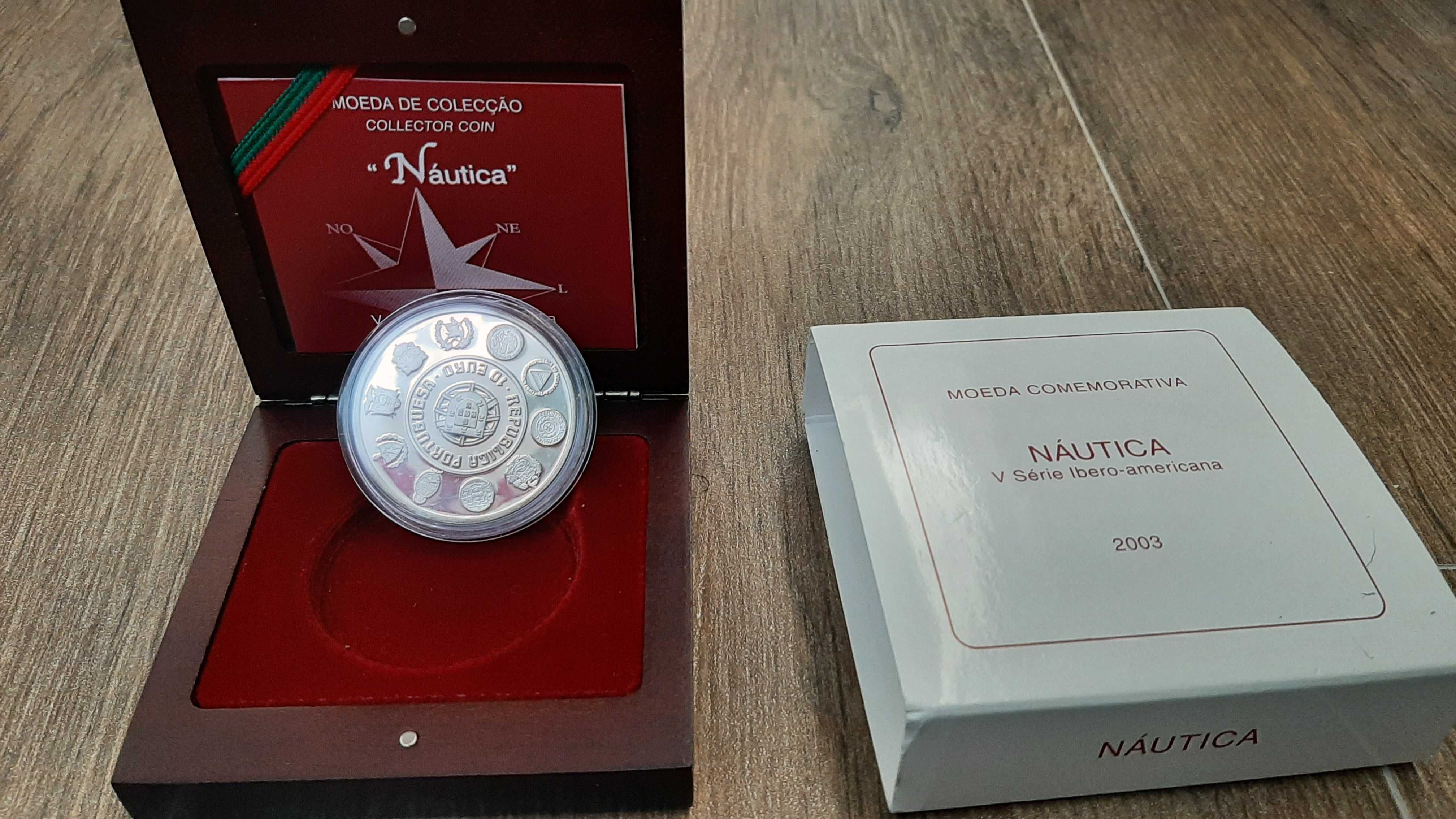 Moeda 2003 Proof nautica em prata 925/1000