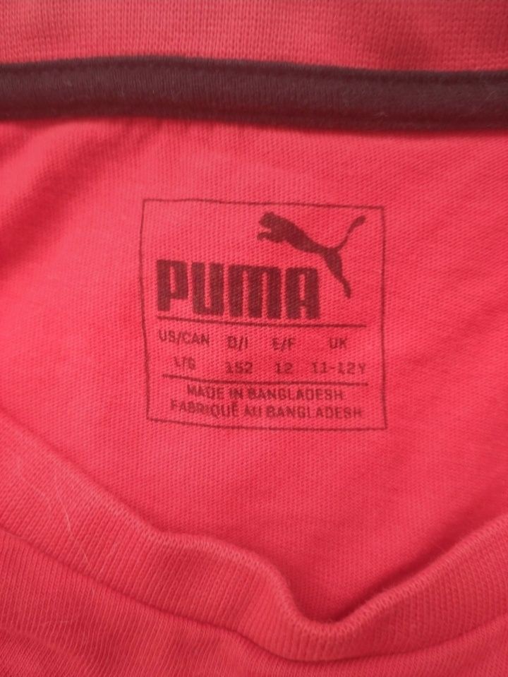 PUMA T-shirt damski czerwony