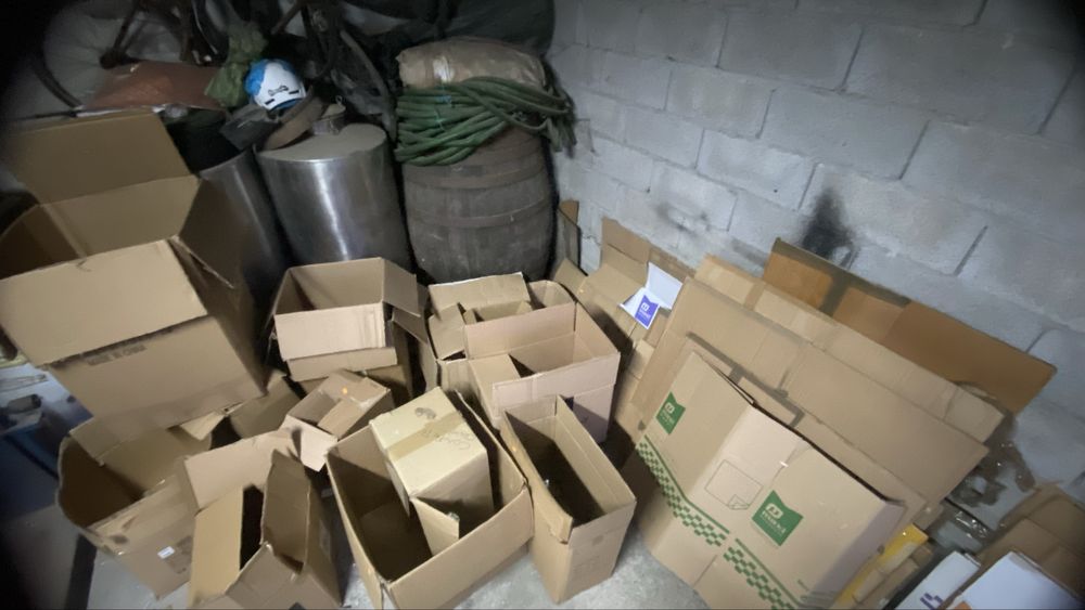 Caixas cartão usadas