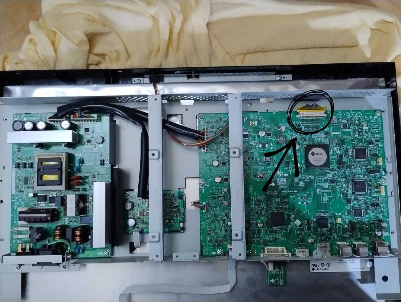 Monitor EIZO 23 Coloredge CS230  uszkodzony na części