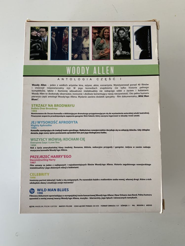 Woody Allen Antologia część 1 - 6 płyt DVD