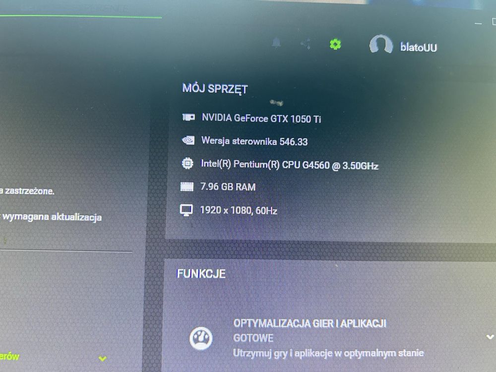 Komputer Stacjonarny GTX1050Ti