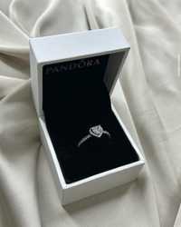 Кольцо Pandora «Сияющее сердце», серебро 925 проба, АКЦИЯ.