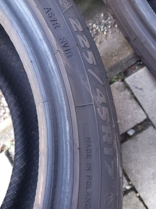 4x Opony Używane Letnie 225/45R17 Dębica