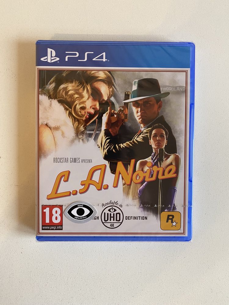 LA Noire PS4 selado