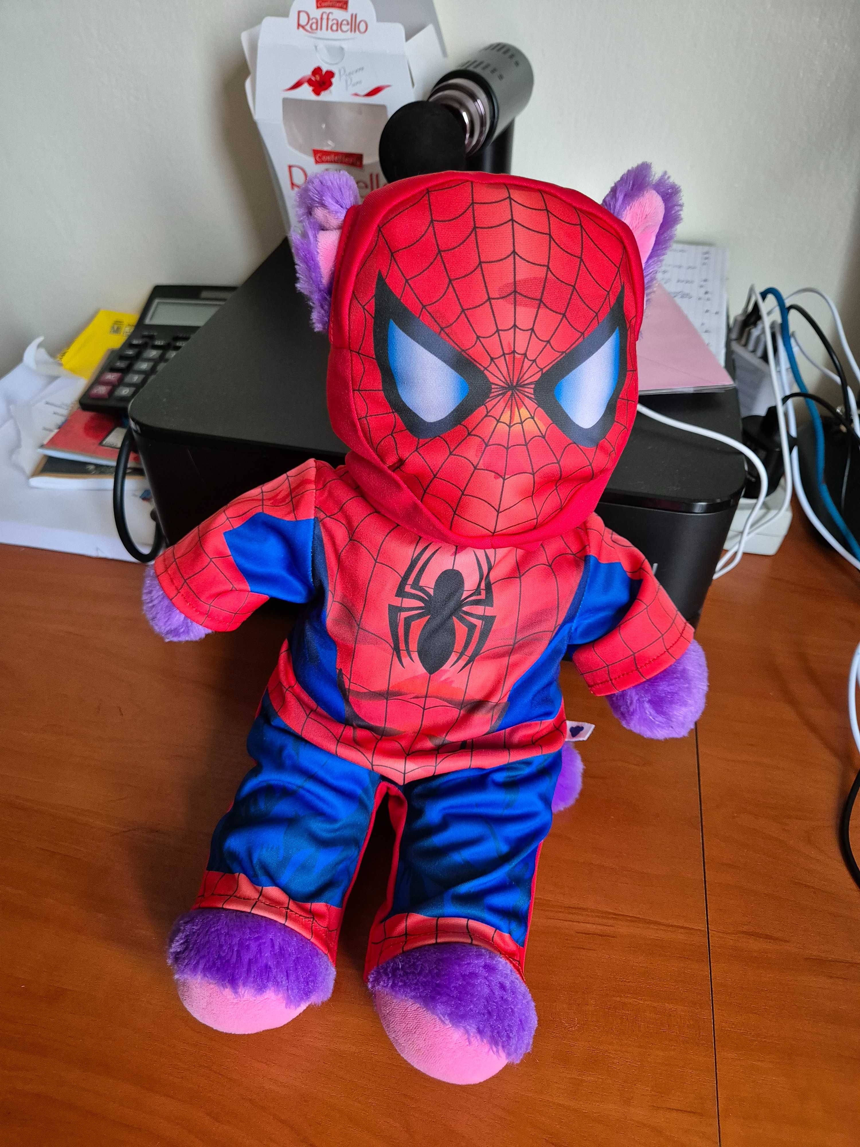 Kostium Spiderman dla maskotki misia Build A Bear strój ubranko