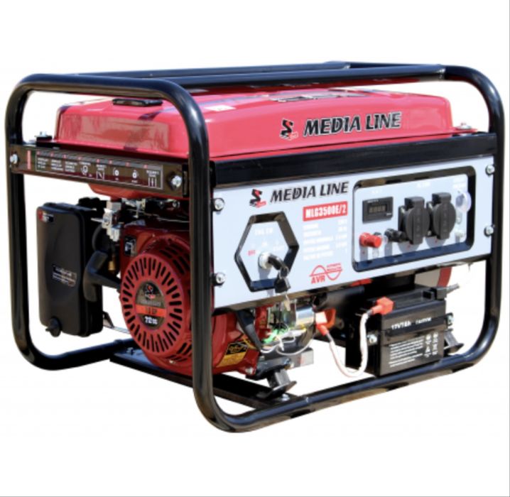 Генератор бензиновий AGT Media Line MLG 3500/2 AVR | 3 кВт