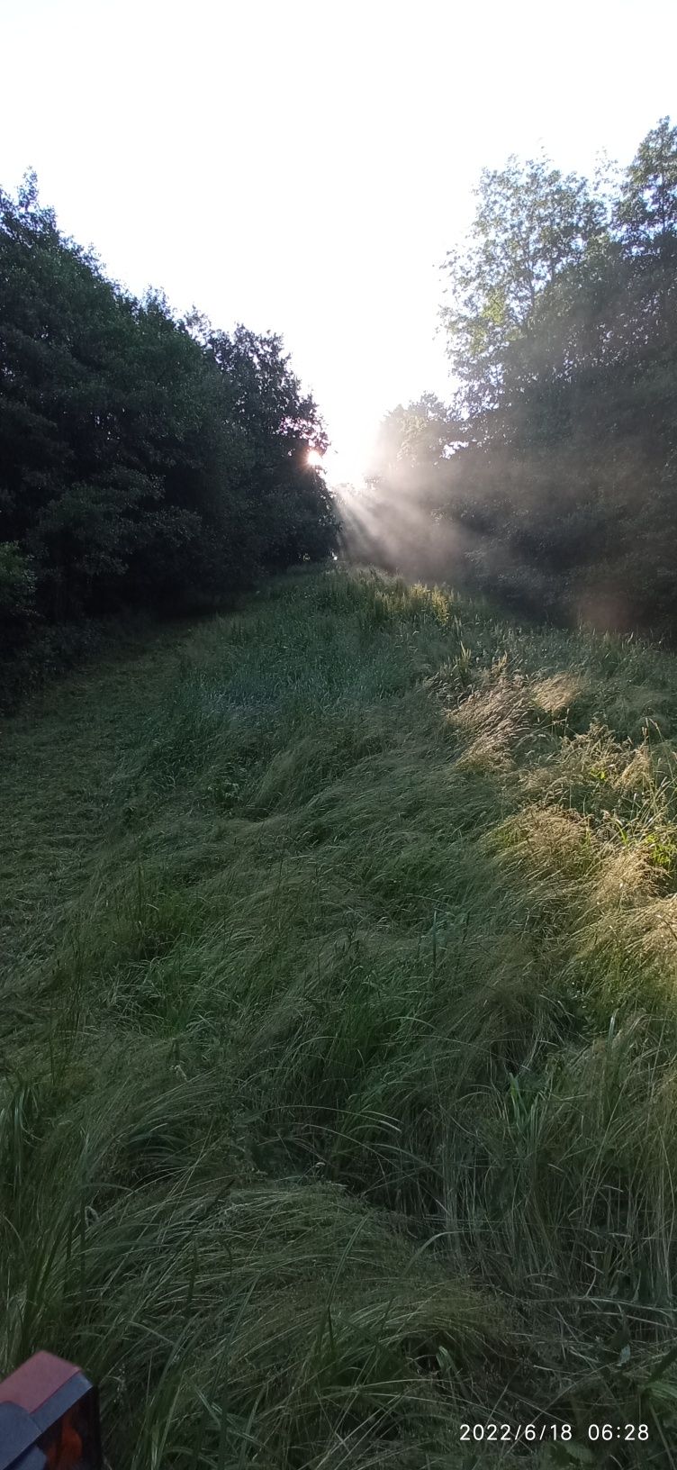 Koszenie łąk nieużytków trawy kosiarką bijakową