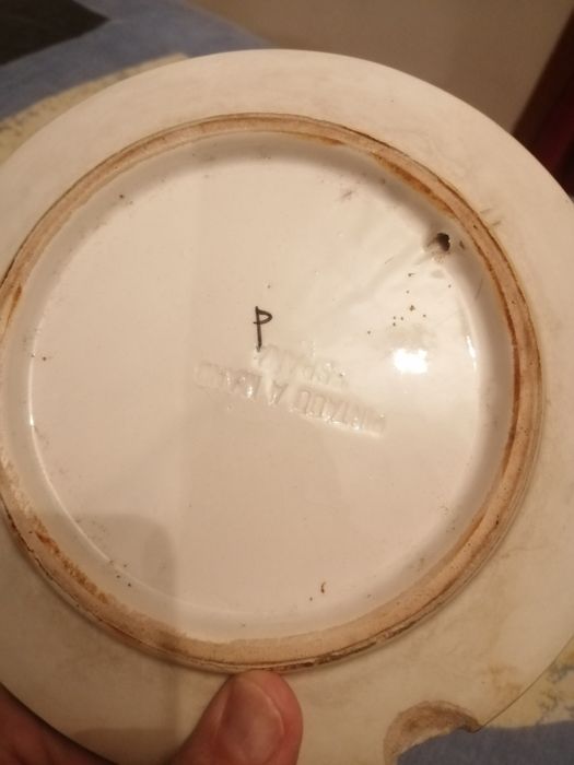 Prato decorativo antigo | Pintado à Mão