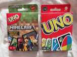 Karty UNO gra karciana 2 szt klasyczne i UNO Minecraft