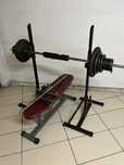 Conjunto de musculação/ginásio