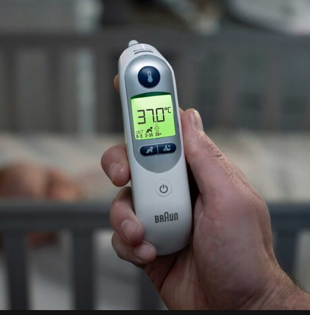 MEGA !!! TERMOMETR DOUSZNY Braun ThermoScan 7+(IRT6525)