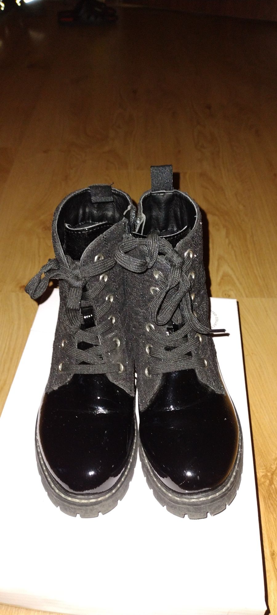 Buty dziewczęce zimowe Nelli blu rozm.34