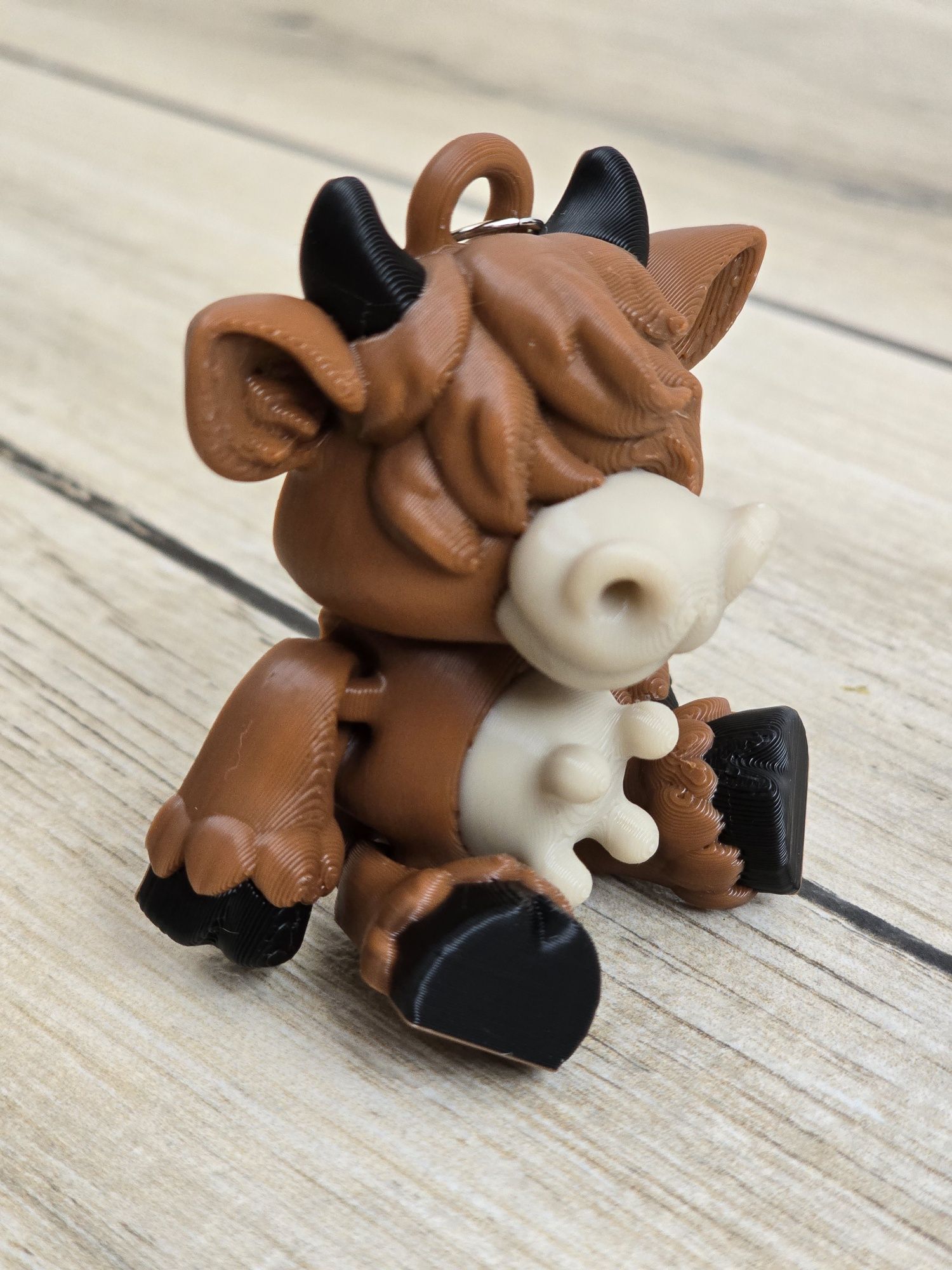Muu-szisz Go Mieć! Breloczek Krówka byka Druk3d Keychain fidget