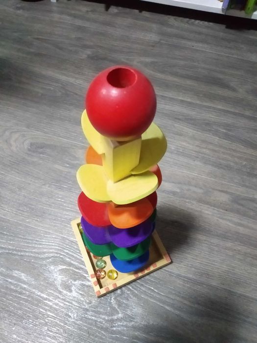 Игра листики деревянная