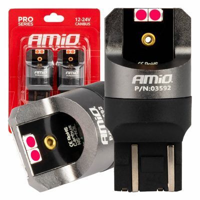 Żarówki Led Canbus Seria Pro W21/5W 4X3030 Smd Red