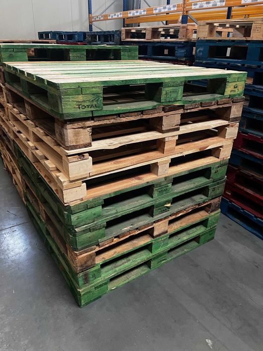 Palety drewniane używane 120x120 cm,  120x100 cm – dobry stan