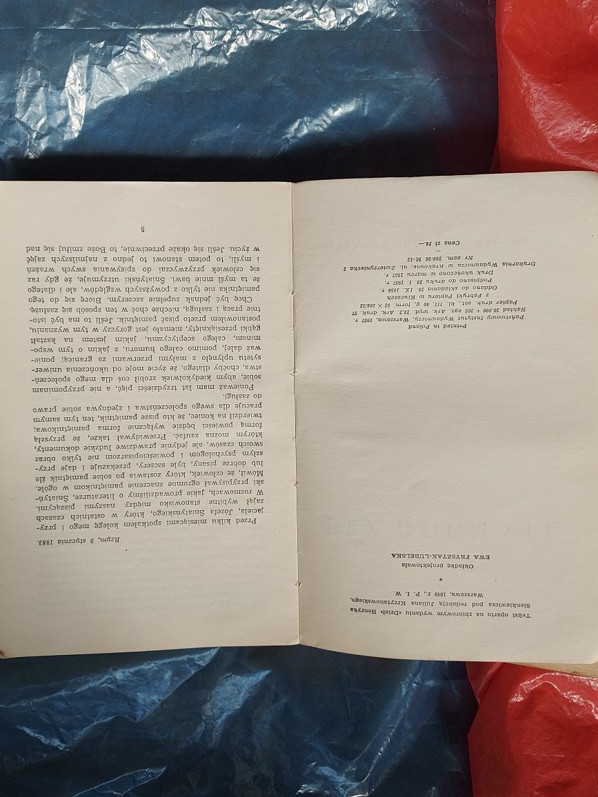 Książka Bez Dogmatu 1957rok