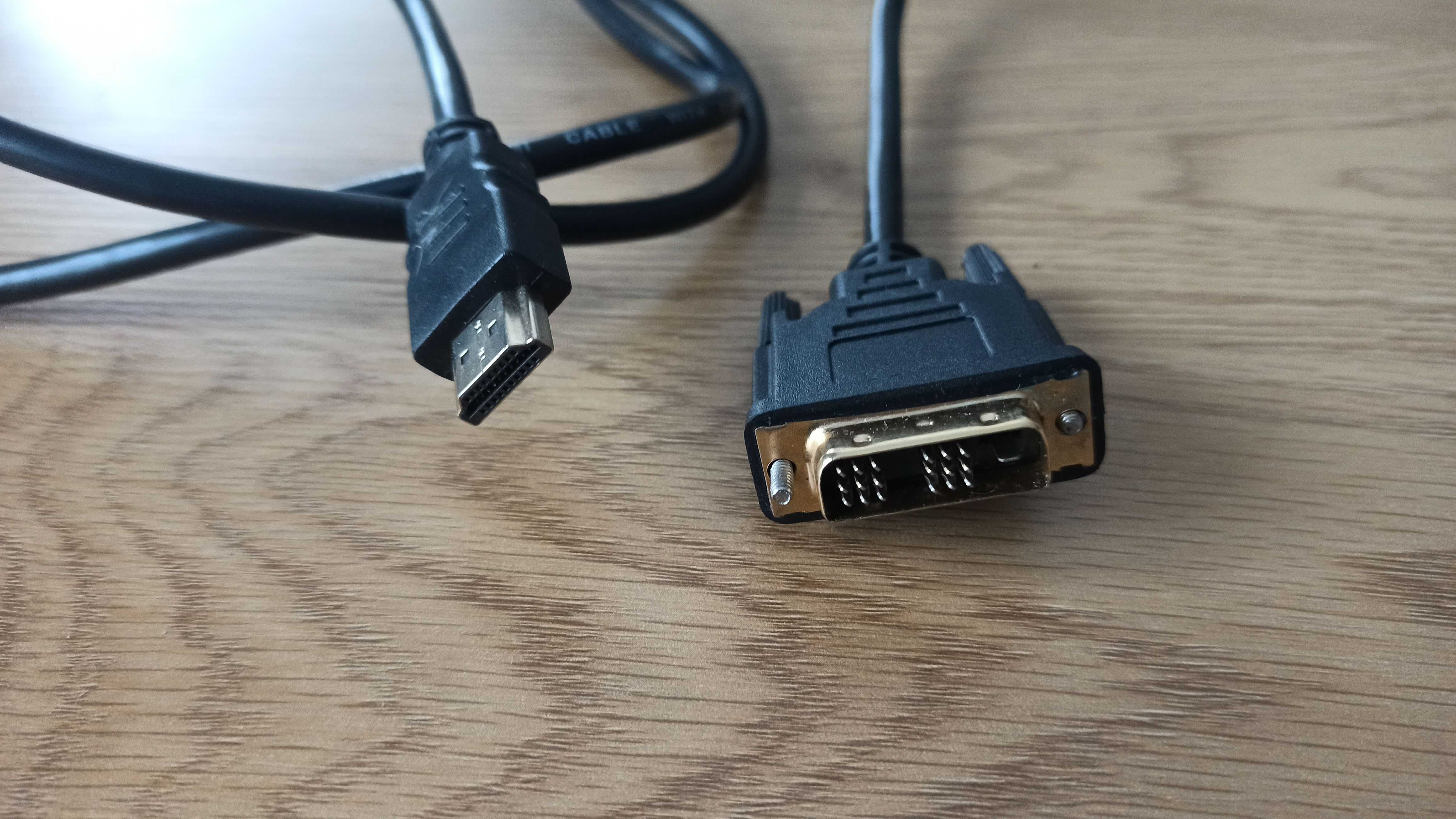 Kabel do Monitora VGA DVI HDMI 4 sztuki