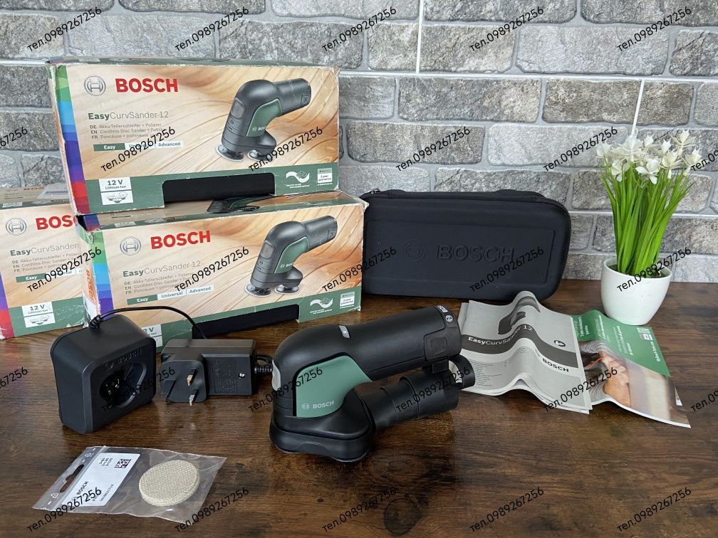 Акумуляторна шліфувальна,полірувальна ,шлифмашина-полировщик BOSCH