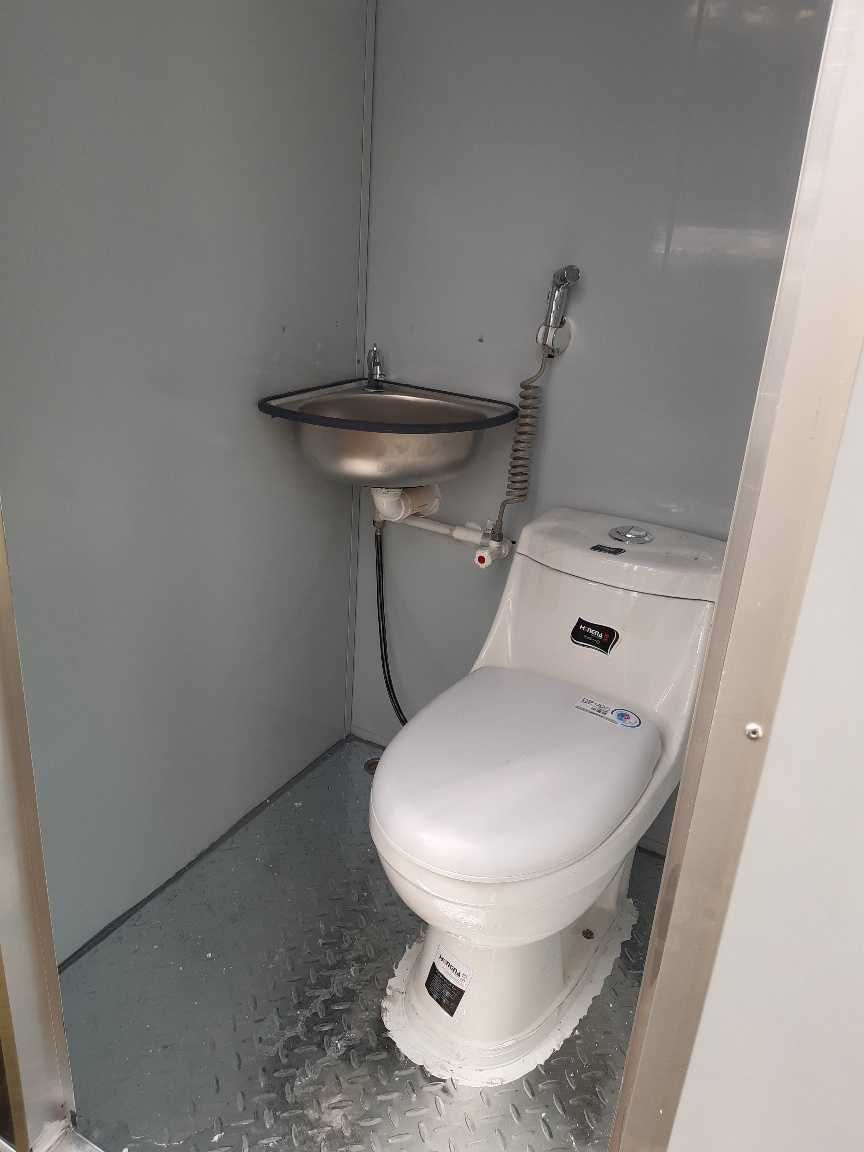 Kontener sanitarny - WC toaleta podwójny