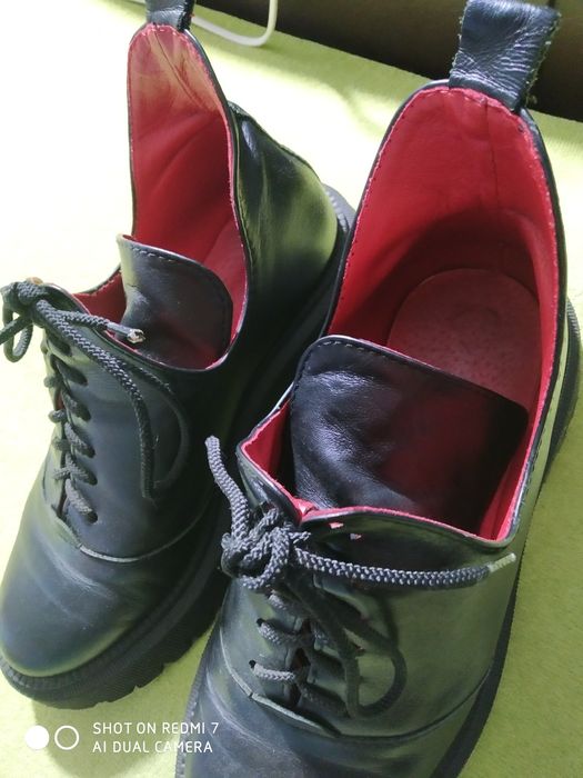 Кожаные туфли .б/у