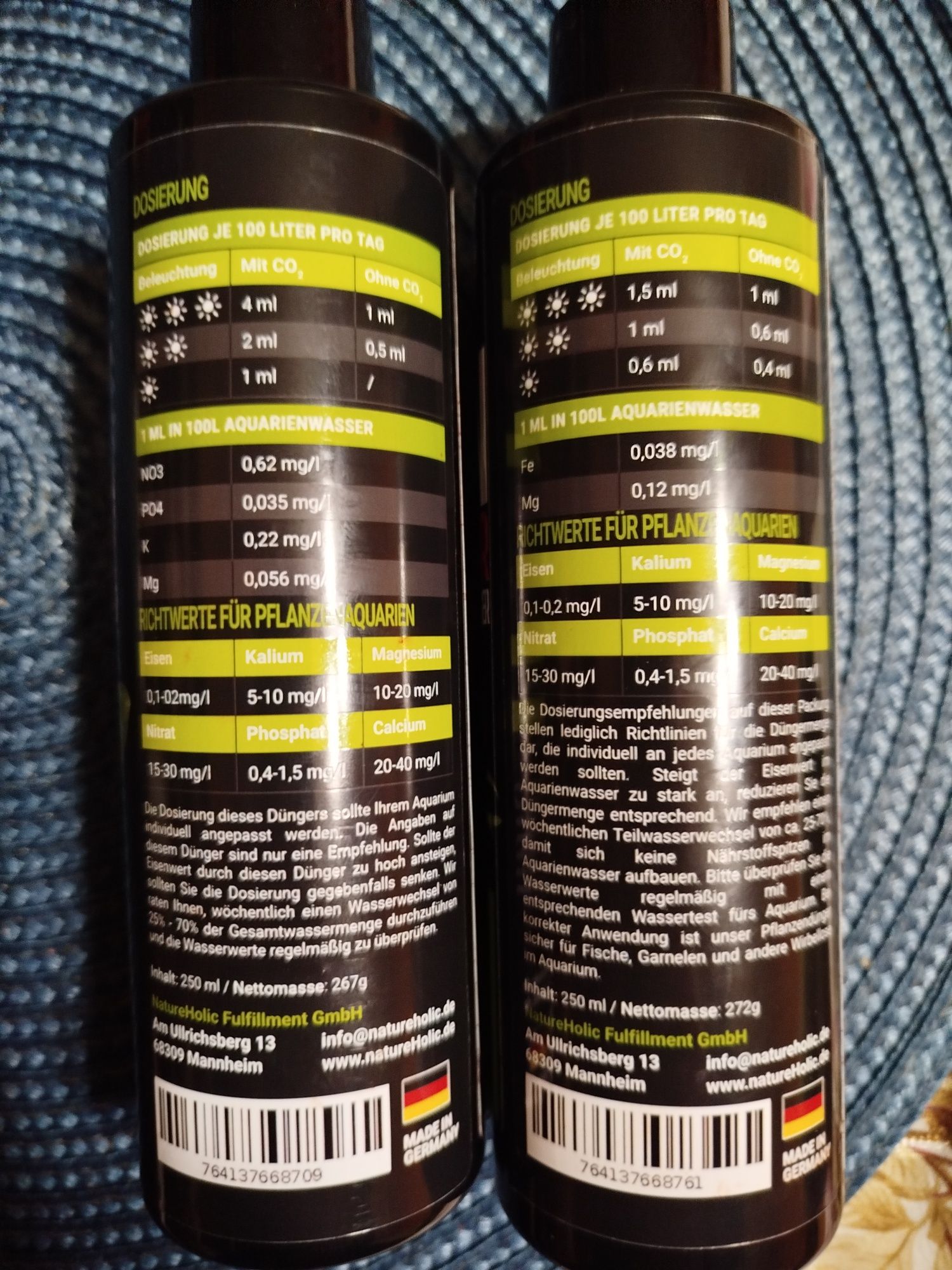 Płynny nawóz akwariowy 2 x 250 ml NatureHolic