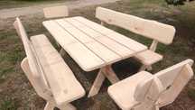 Meble ogrodowe drewniane komplet SZYBKI CZAS REALIZACJI *PRODUCENT*