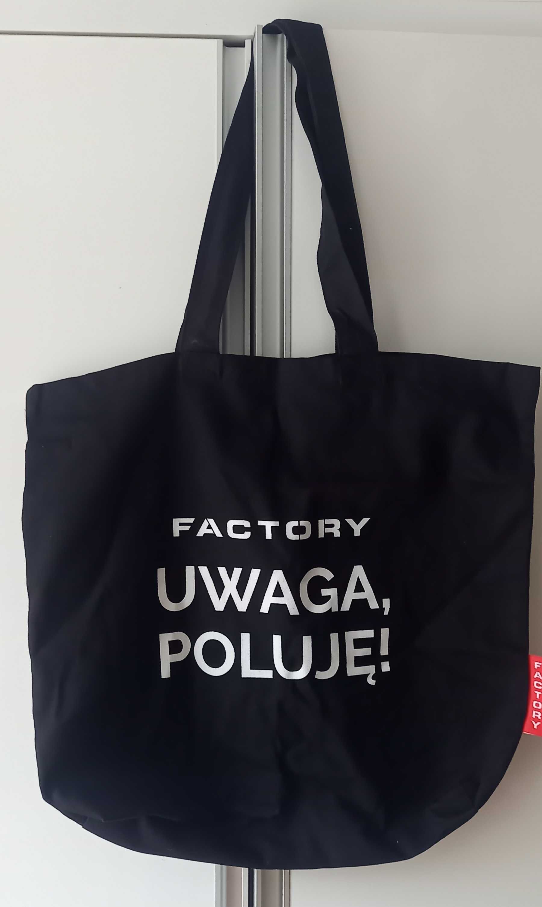 Torba  na zakupy FACTORY prezentowa UWAGA POLUJĘ