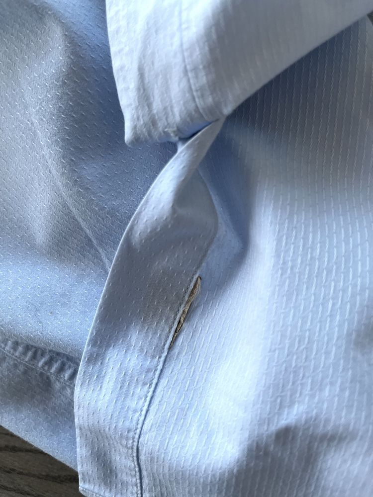 Błękitna koszula Massimo Dutti, M