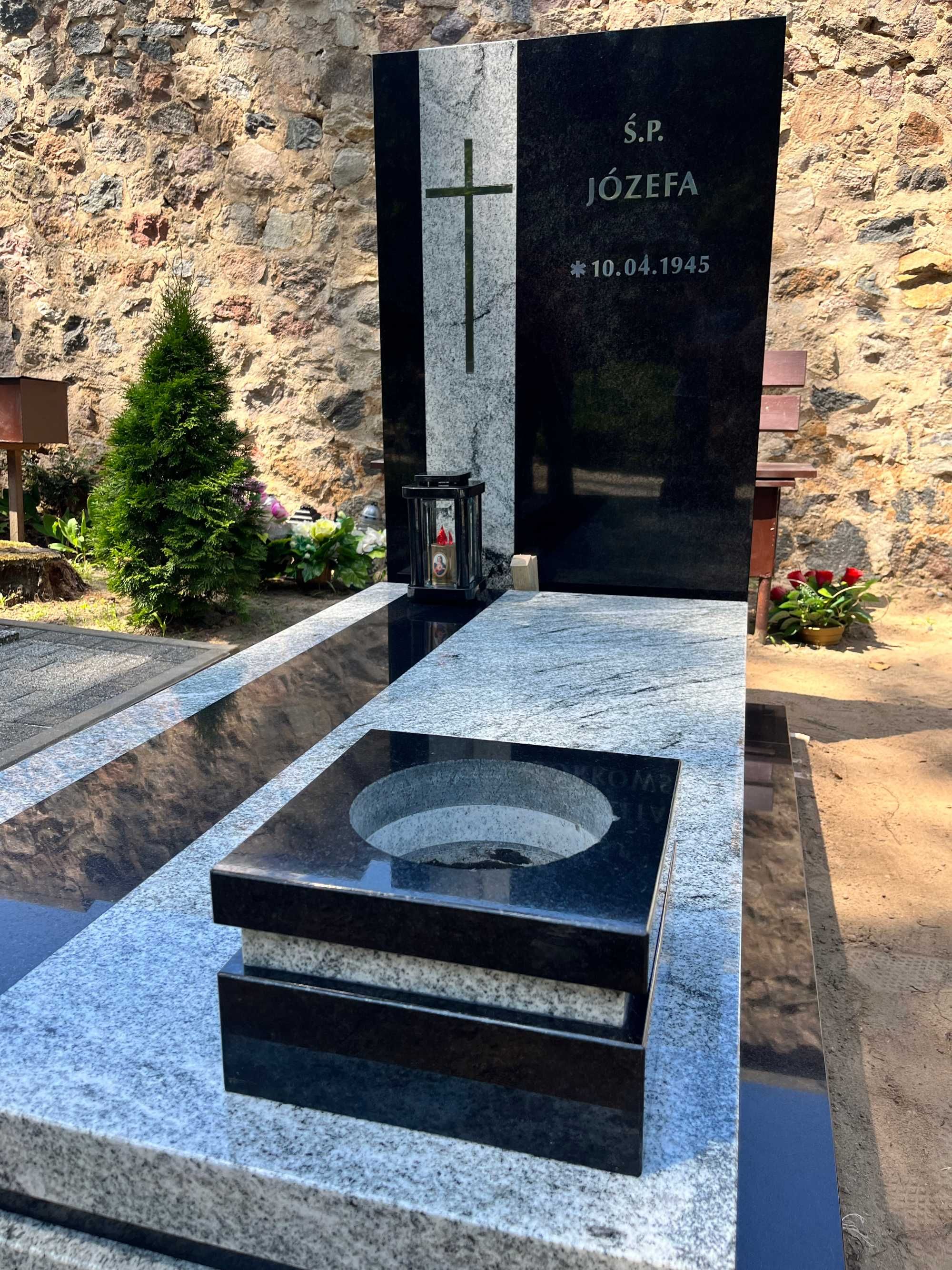 Nagrobek granitowy BRYŁA