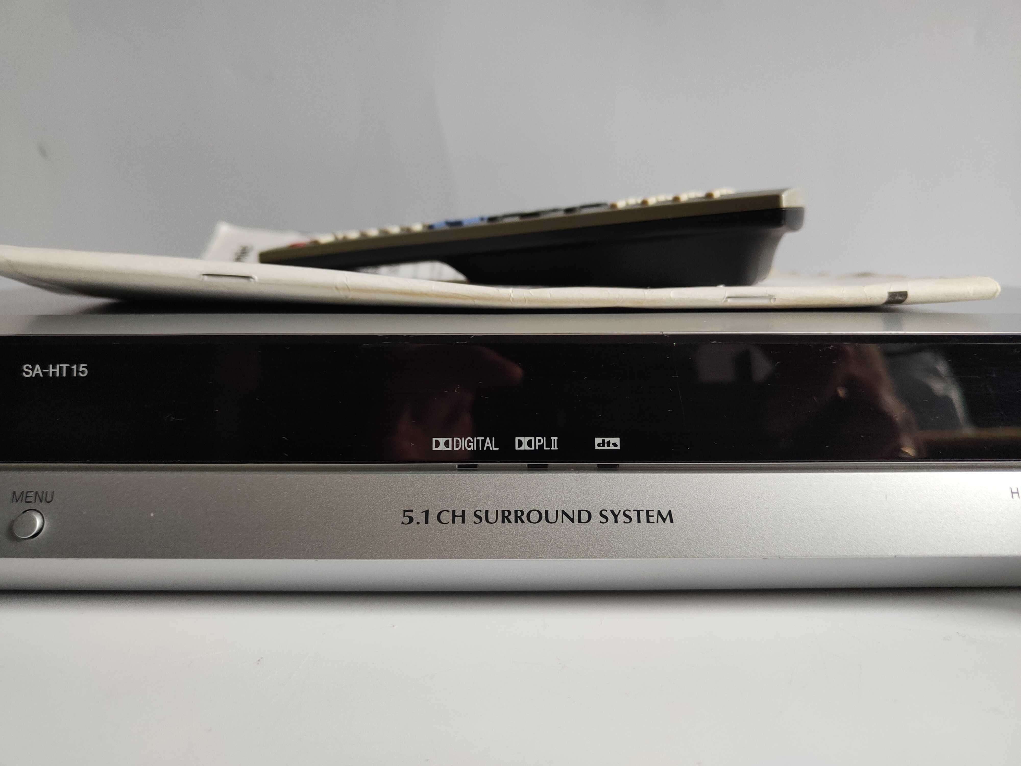 Amplituner kina domowego PANASONIC SA-HT15 z pilotem