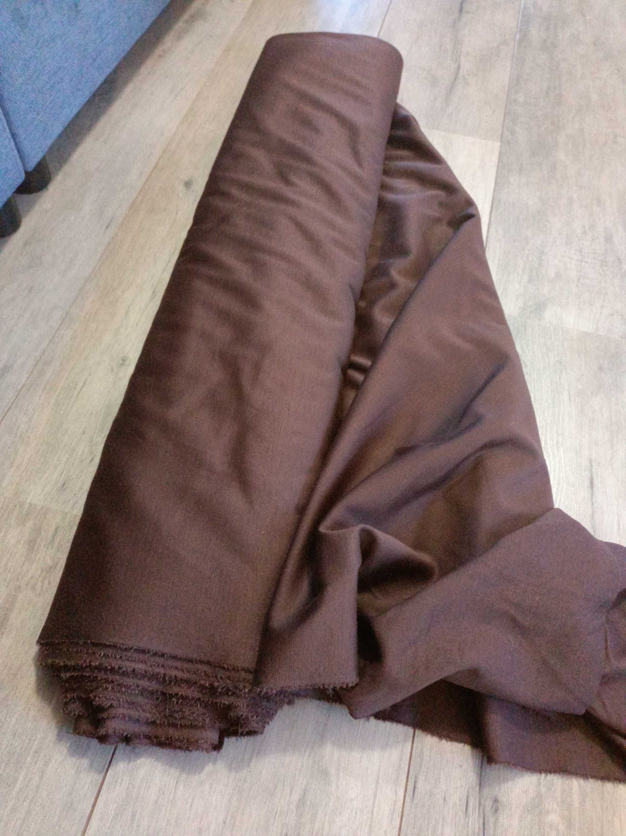 19 materiał tkanina dzianina Itally cappuccino 6m szer 1,5 m