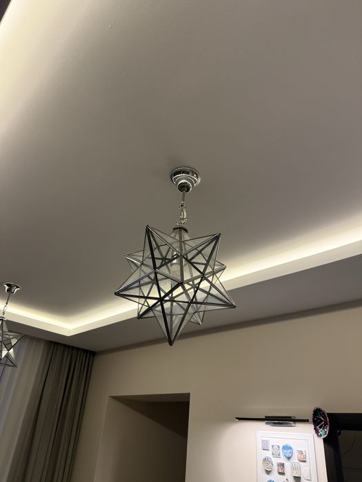 Люстра Звезда в наборе 3 штуки