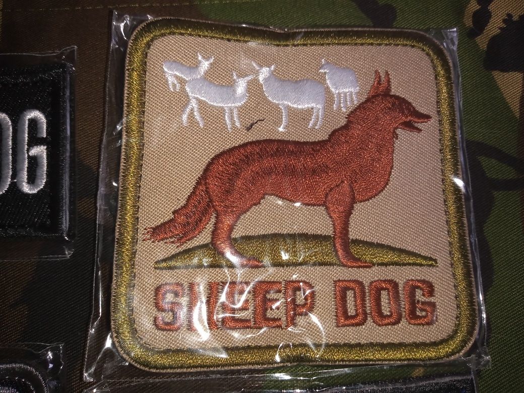 Emblemat naszywka Pies przewodnik trener Sheep Dog