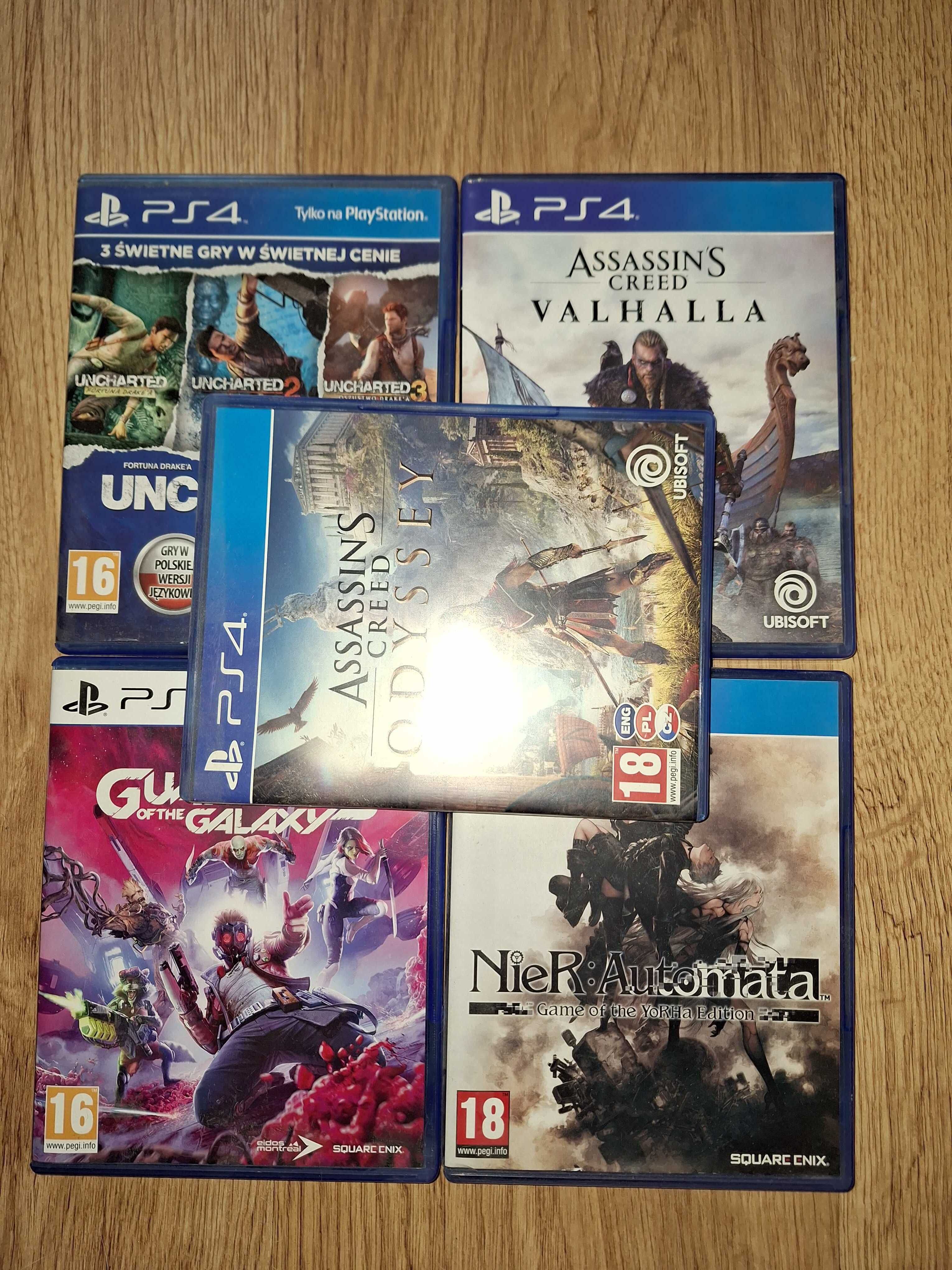 AC  Odyssy / Nier Automata PS4 i Guardians of the Galaxy PS5