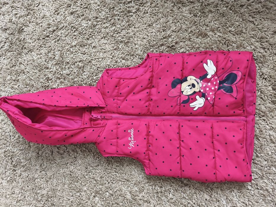 Bezrękawnik pikowany dla dziewczynki