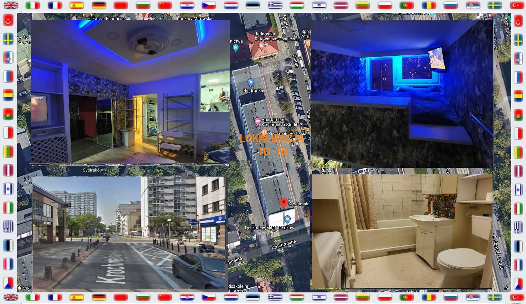 KLIMATYCZNE 32 m2 k/Atrium  (Podziel 2 Pok) dla 1-4 os (0% Prowizji)