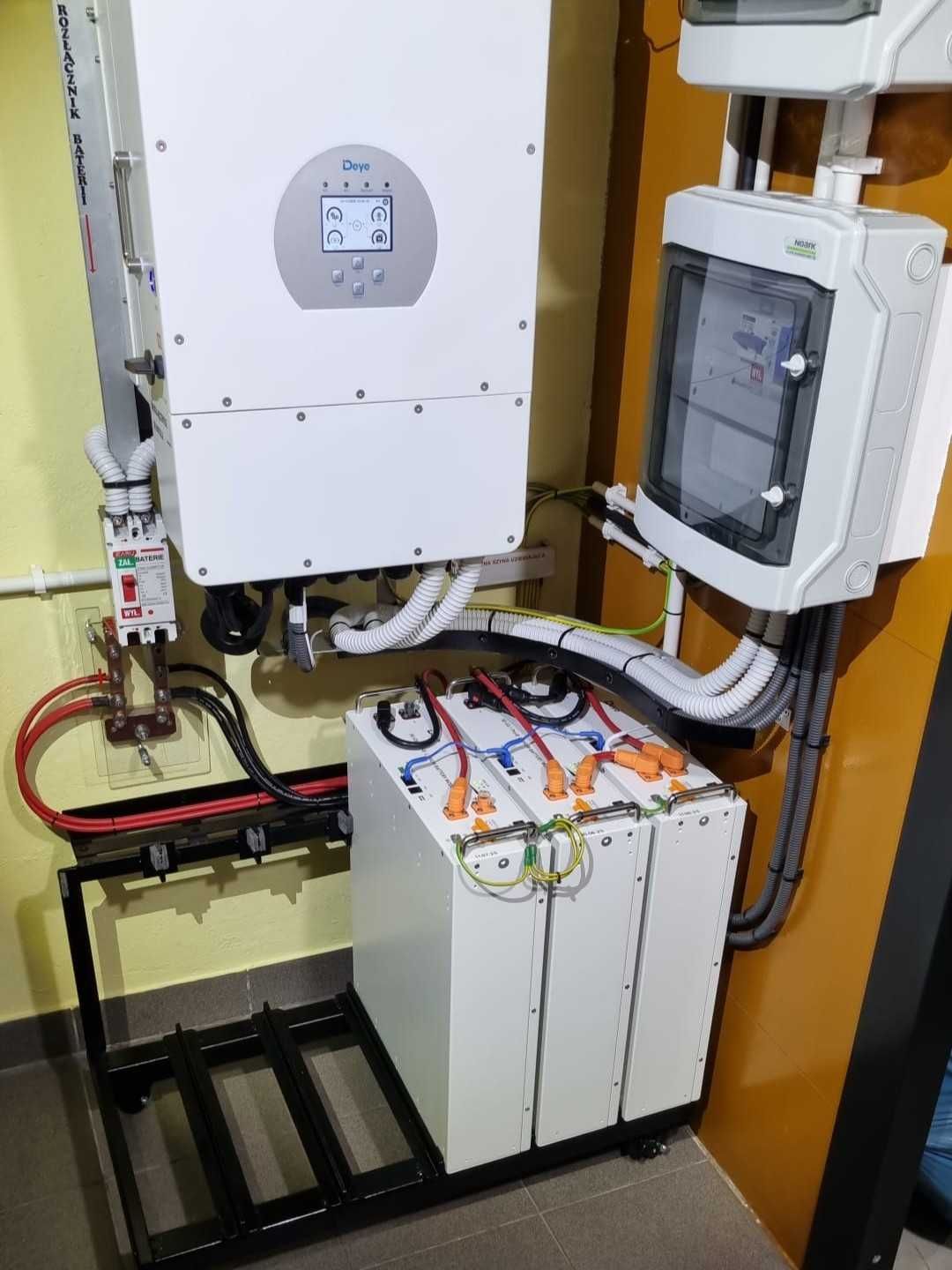 Instalacja fotowoltaiczna, elektrownia 30kW z magazynem 30kWh, montaż