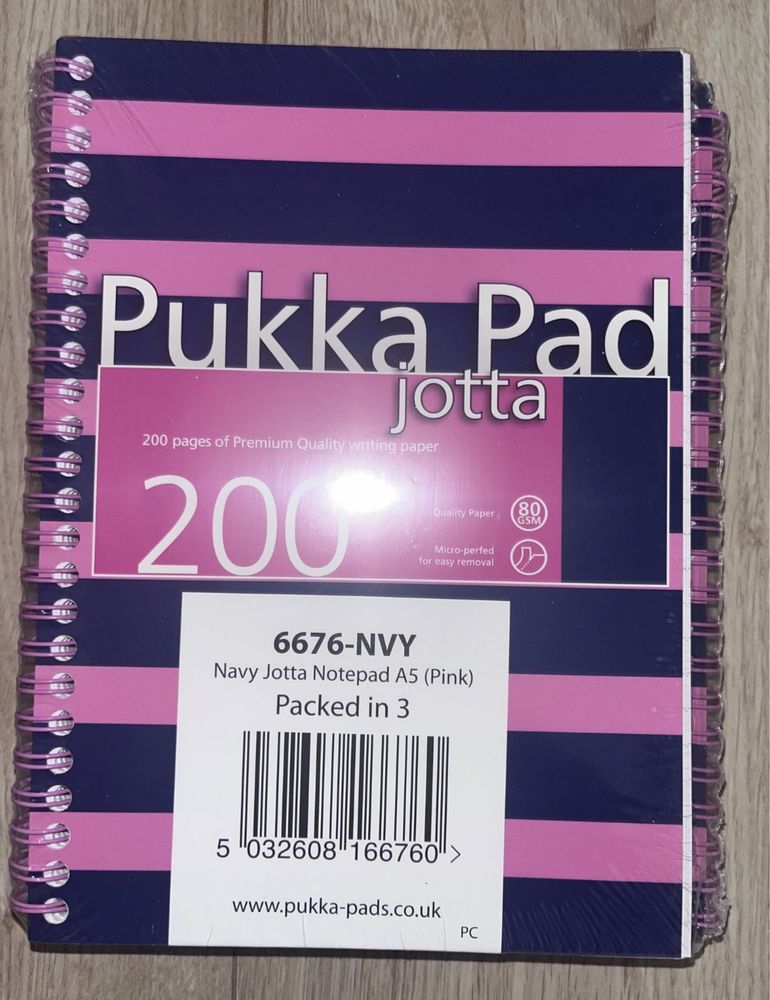 Pukka Pad Jotta 200 nowy kołozeszyt . W linie. A5