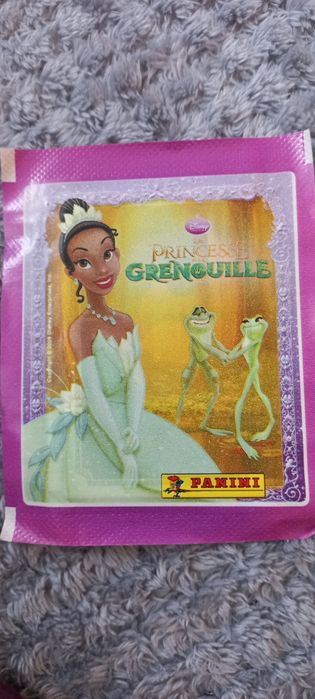 Księżniczka i żaba saszetki z naklejkami Panini