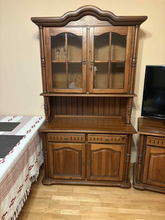 Komoda kredens 3 szt. Stół i 6 krzeseł komplet