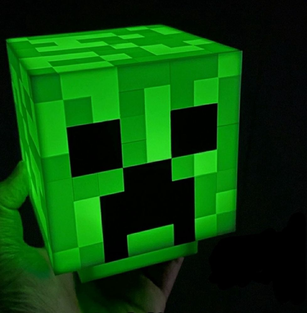 Minecraft Кріпер майнкрафт, нічник на акумуляторі