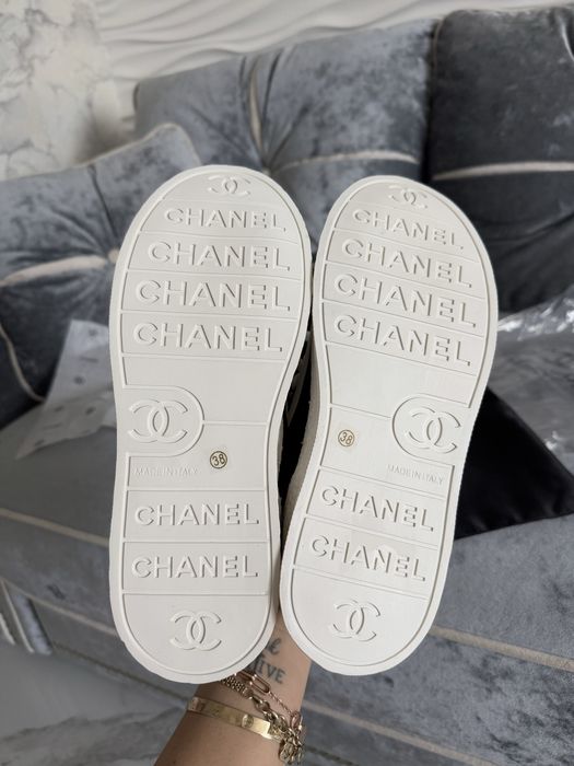 Кеды Chanel черные люкс бренд