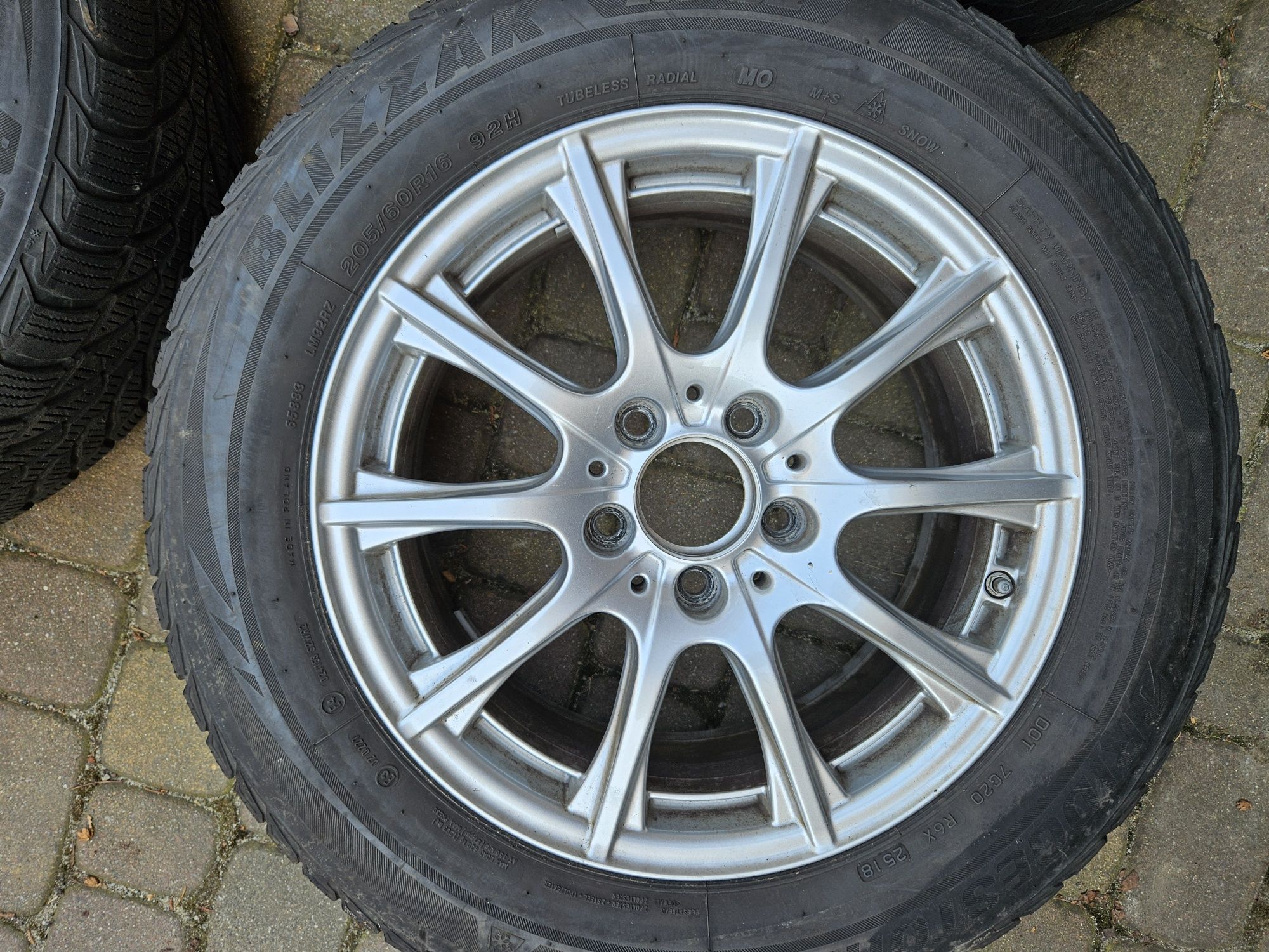 Oryginalne Felgi Aluminiowe 16" Mercedes 5x112 Et38