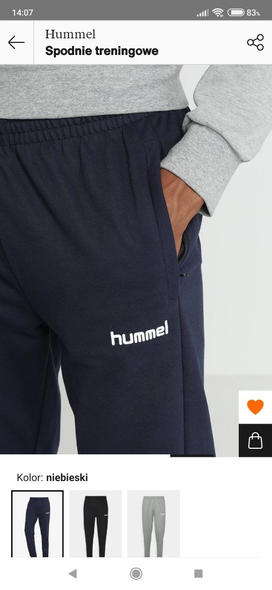 spodnie dresowe Hummel