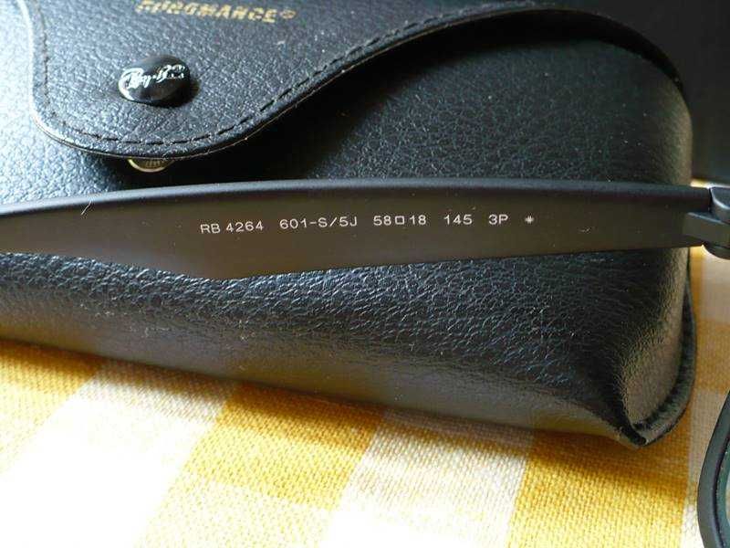 Okulary Ray Ban RB4264, 601S5J 58 Rozmiar L z Polaryzacją, Wysyłka